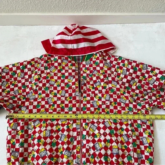 Vintage Oilily Reversible Jacket Quilt Lined Cats Lover And Christmas Size S - Picture 7 of 15